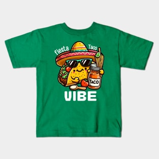 fiesta cute taco Kids T-Shirt